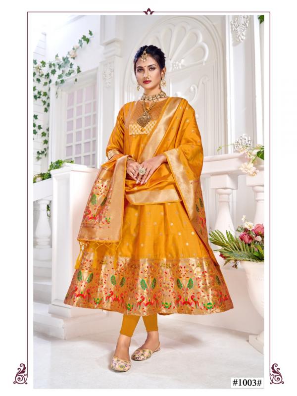 Smit Paithni Gown Festive Wear Gown With Dupatta Colllection